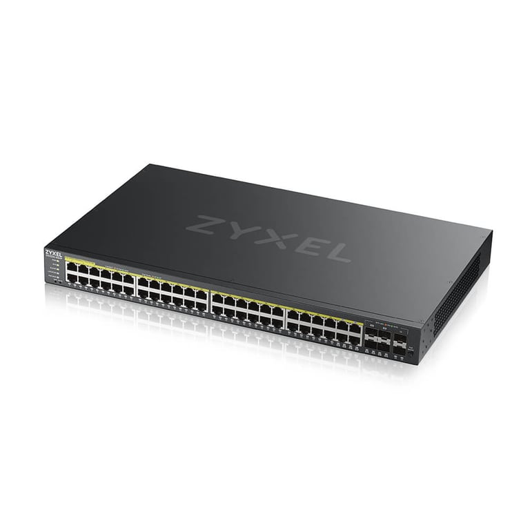 Zyxel GS2220 50HP GB0101F commutateur réseau Géré L2 Gigabit Ethernet 101001000 Connexion Ethernet supportant 'alimentation via ce port PoE Neuf - vue 2