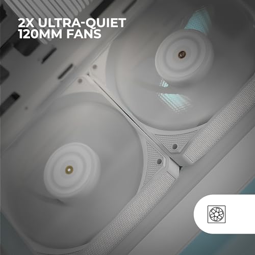 Mars Gaming MF NCLX2 Boitier PC Ventilateur 12 cm 2 pièce Neuf - vue 3