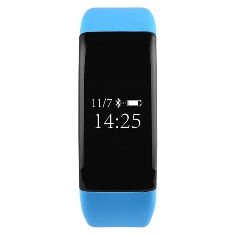 Bracelet Connecté Android Iphone Montre Sport OLED Compteur Calories Alarme Bleu YONIS