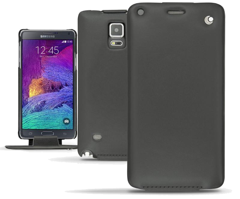 Housse cuir Samsung SM-N910 Galaxy Note 4 - Rabat verticalRouge