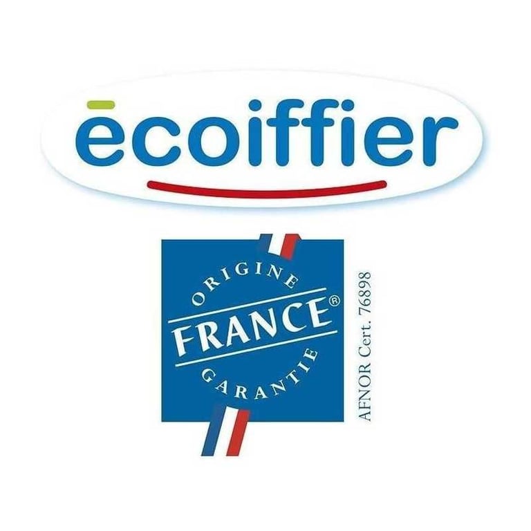 Brouette de jardin enfant ECOIFFIER 4539 avec arrosoir, râteau, pelle 70 cm, 2 roues et poignées texturées - Neuf
