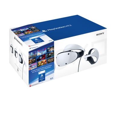 Sony PlayStation VR2 Pantalla con montura para sujetar en la cabeza Negro, Blanco