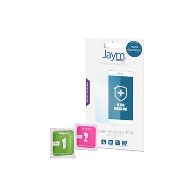 Jaym - Pellicola di vetro temperato essenziale ad alta resistenza 9H - per iPhone 13 / 13 Pro