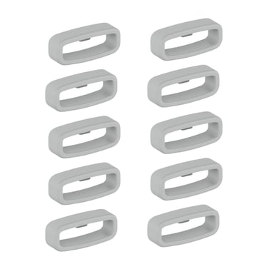 Boucle pour bracelets de montre de 20 mm de large, paquet de 10 Grey