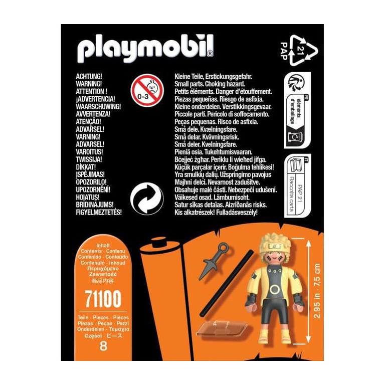 Naruto Rikudô Mode Ermite Playmobil La Boîte - vue 2