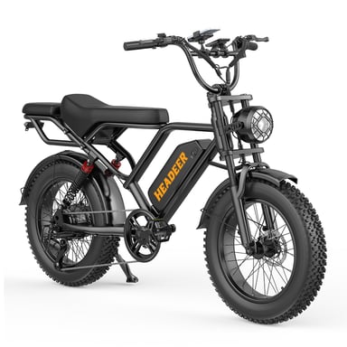 Bicicleta eléctrica todoterreno Headeer BK20, batería de 48 V y 15 Ah, suspensión completa