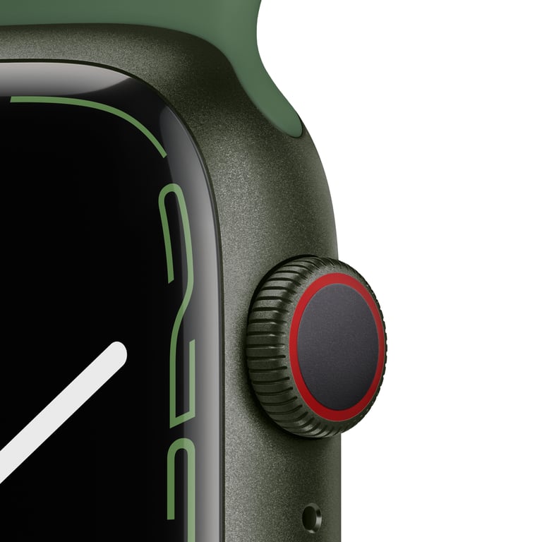 Apple Watch Series 7 OLED 45 mm Digital Pantalla táctil 4G Verde Wifi GPS (satélite)