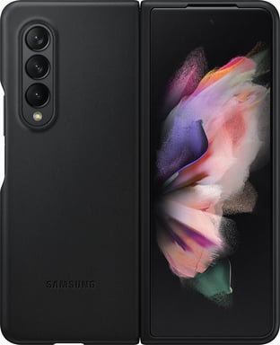Coque en Cuir pour Samsung G Z Fold 3 Noir Samsung