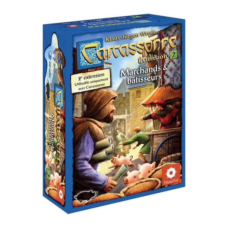 Carcassonne Extension n°2 : Marchands et bâtisseurs Asmodee - vue 4