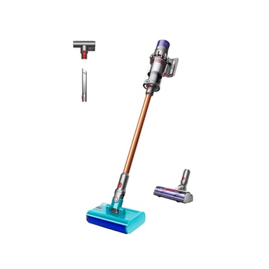 Dyson V10 Submarine Aspirador de escoba 2 en 1 Batería Seca y húmeda Sin bolsa 0,76 L Cobre, Gris