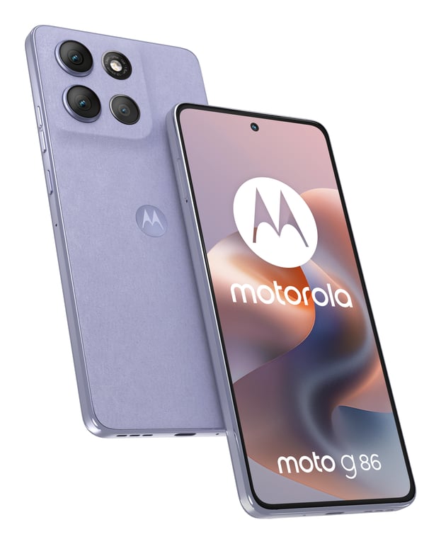 Motorola moto g86 (5G) 256 Go, Lilas - Neuf