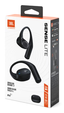 JBL Sense Lite Casque Sans fil Crochets auriculaires Appels/Musique Bluetooth Noir