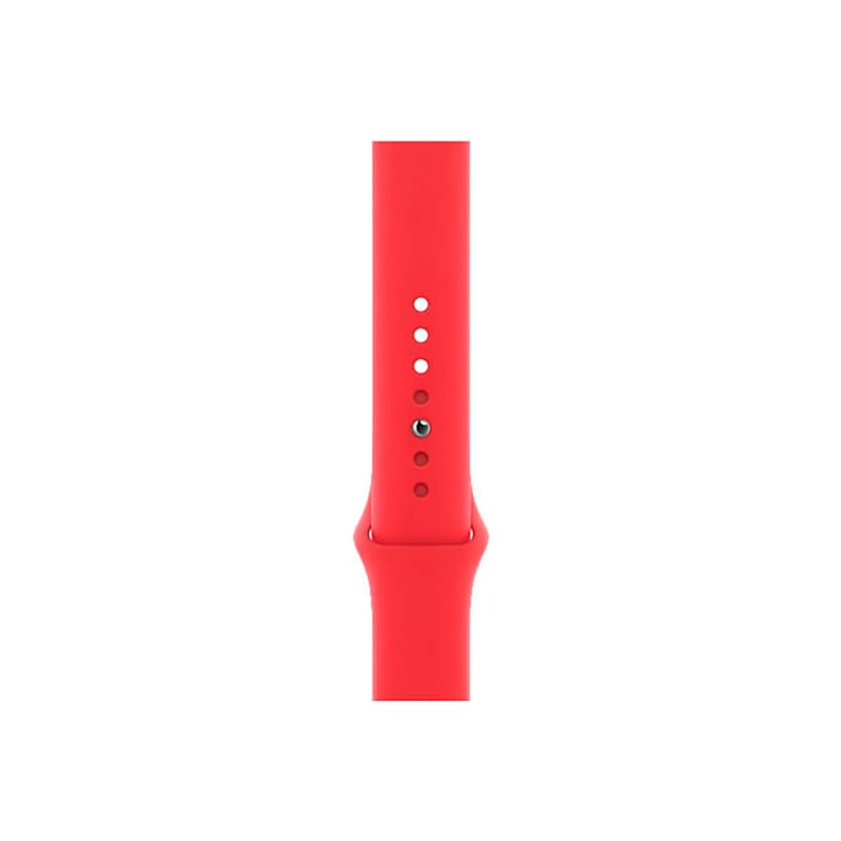 Apple Watch Series 6 (GPS), 40mm Aluminium PRODUIT(RED) et Bracelet Sportif Rouge