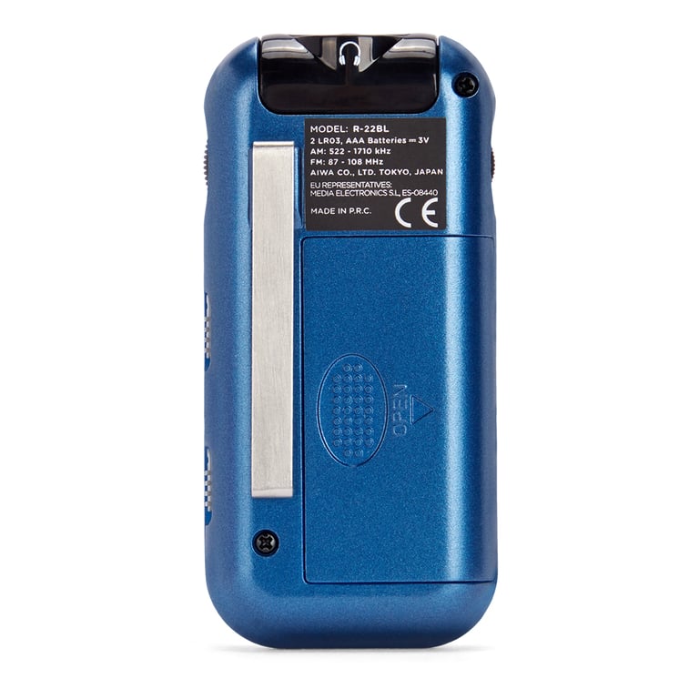 Radio Transistor Aiwa R-22BL – AM/FM, Mini, Portable, Analogique - vue 2