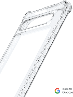 Google Pixel 7Pro Spectrum Clear R 100% plastica riciclata Clear Itskins guscio rigido rinforzato
