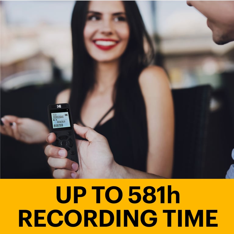 KODAK VRC - Dictaphone Numérique Compact et Performant - Neuf