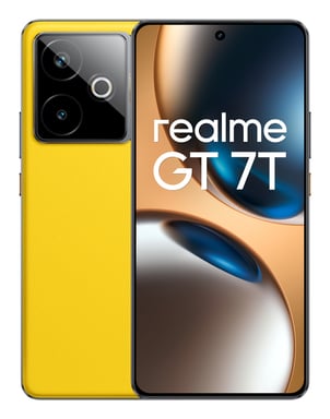 realme GT 7T 17,3 cm (6.8'') SIM doble Android 15 5G USB Tipo C 12 GB 256 GB 7000 mAh Amarillo