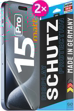 Smart Engineered SE0-F0102-0424-23-M écran et protection arrière de téléphones portables Protection d'écran transparent Apple 2 pièce(s)