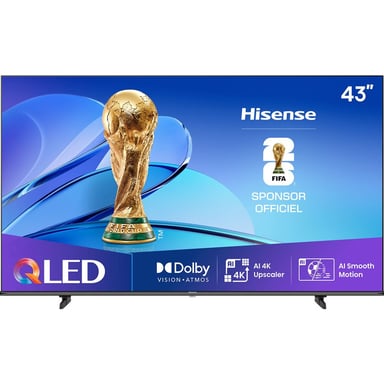 Hisense QLED 4K UHD LED TV 43E79Q 108 cm 2025