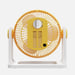 Ventilatore da tavolo Fabrilamp Funchal 32W giallo