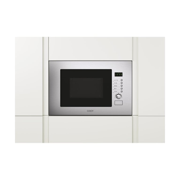 Micro-ondes avec grill Candy MIC20GDFXIT en acier inoxydable encastrable 20 L 800 W - Neuf