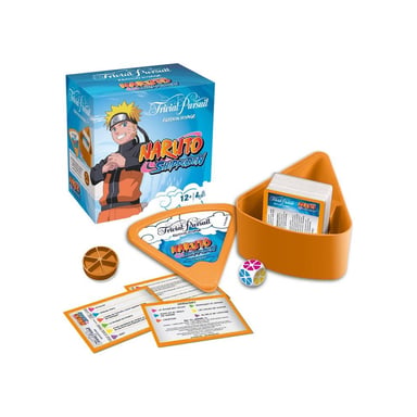 Jeu de société Trivial Pursuit Voyage Naruto Shippuden Winning Moves 600 questions 6 catégories Multicolore