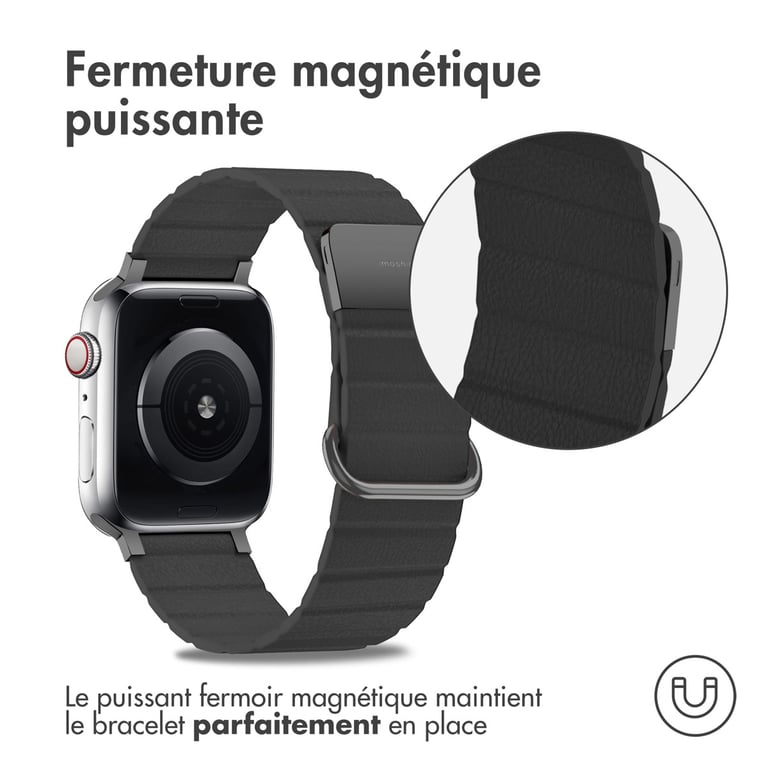 Bracelet imoshion 42mm Cuir magnétique - vue 5