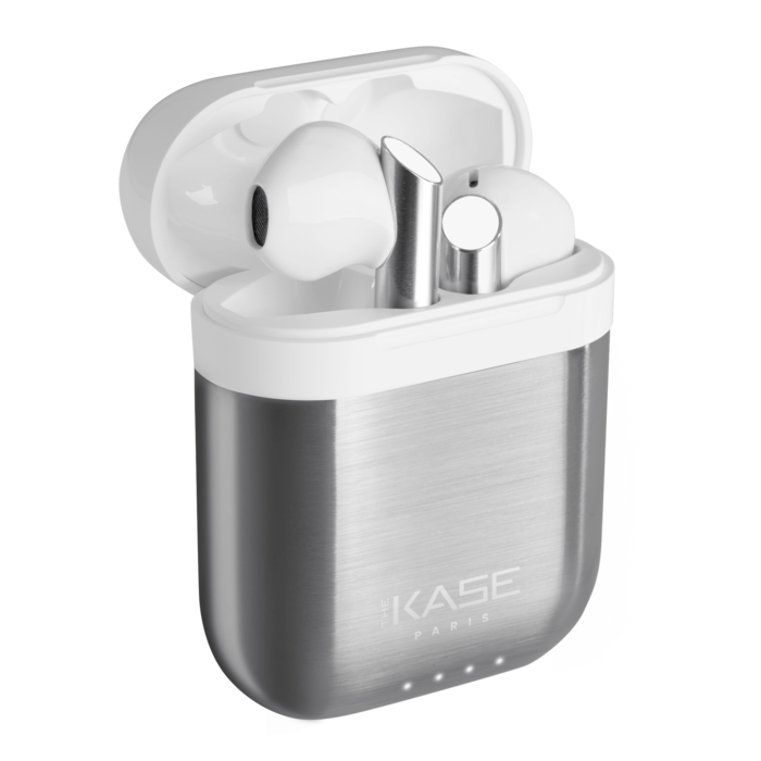 Écouteurs sans fil Sonik Pro intra-auriculaires avec boîtier de chargement,  Noir onyx - The Kase