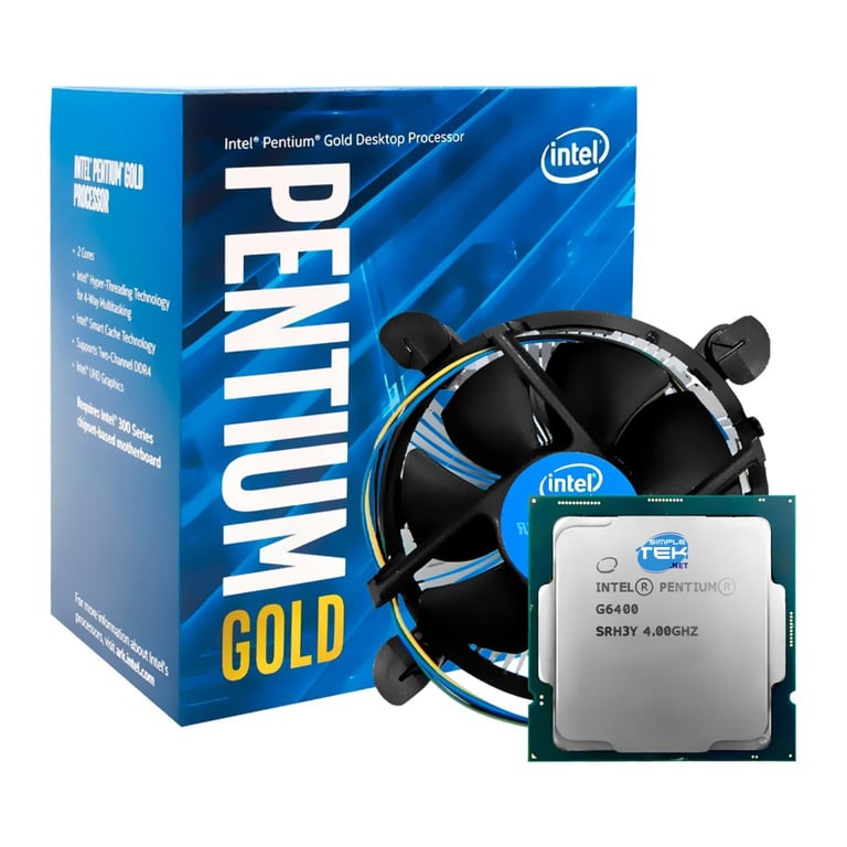 Intel Pentium Gold G6400 4.0 GHz - vue 3
