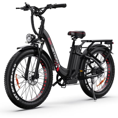 Vélo électrique urbain DRVETION CTR26, batterie 48 V 20 Ah, pneus CST 26'' x 4,0'', Shimano 7 vitesses
