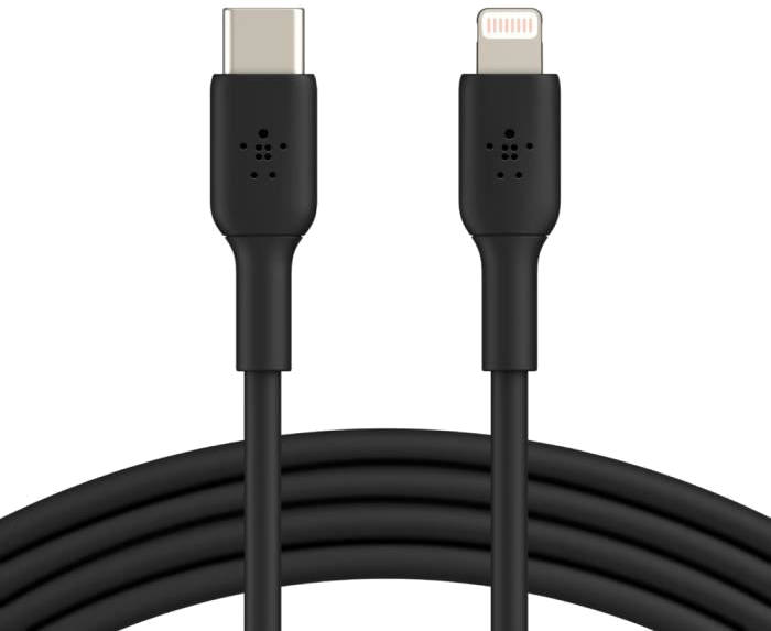 BELKIN - cable - PVC C-LTG 1M, BLK - PVC C-LTG 1M,
