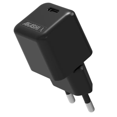 Chargeur Secteur USB?C 30W SuperGan Recharge Rapide Power Delivery Noir