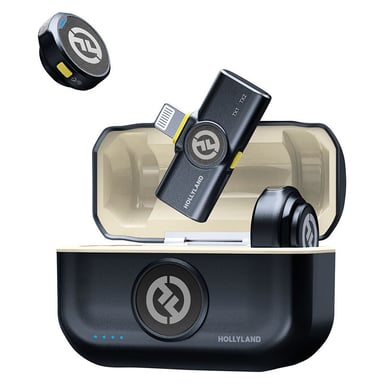 HOLLYLAND Lark M2 L Microphone Lavalier pour iPhone/iPad