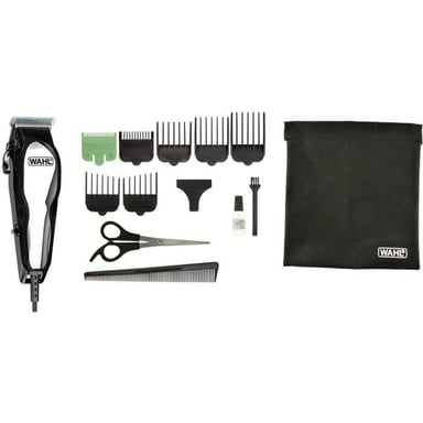 Tondeuse cheveux WAHL Baldfader 20107.0460 filaire Kit noir/lame T 45 mm affûtage auto 5 guides 1,5–25 mm