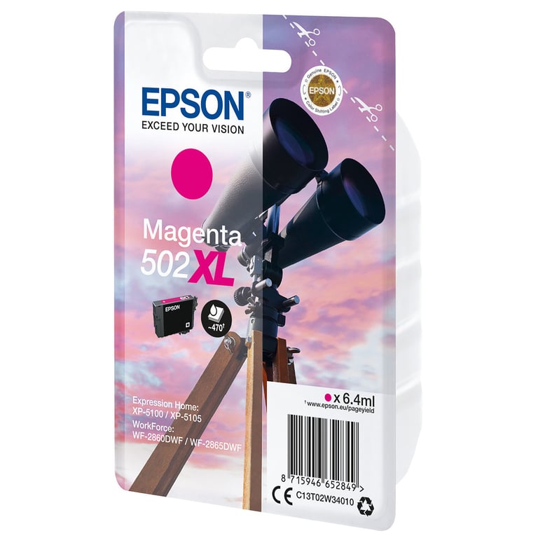 EPSON Jumelles 502XL Magenta - Neuf