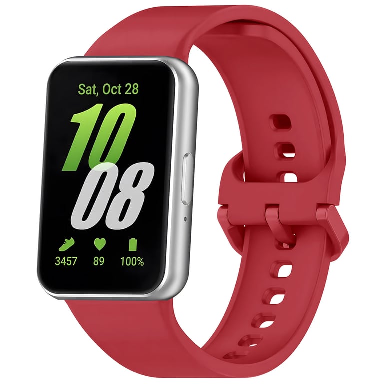 imoshion Bracelet silicone pour Samsung Galaxy Fit 3 - Rouge - Neuf