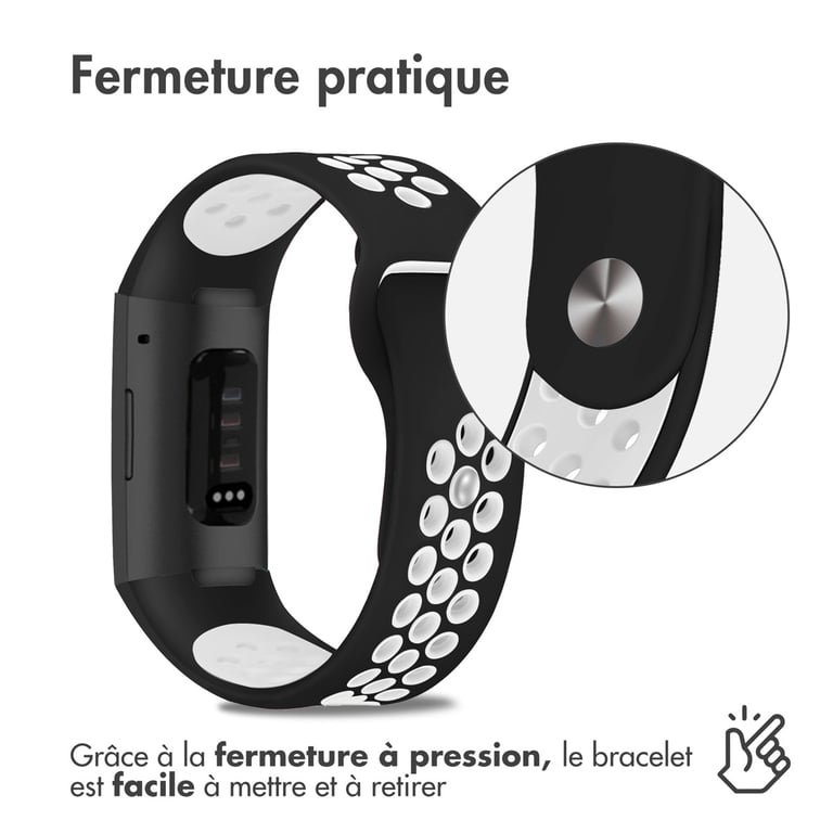 imoshion Bracelet sportif en silicone Fitbit Charge 3 / 4 Neuf - vue 3
