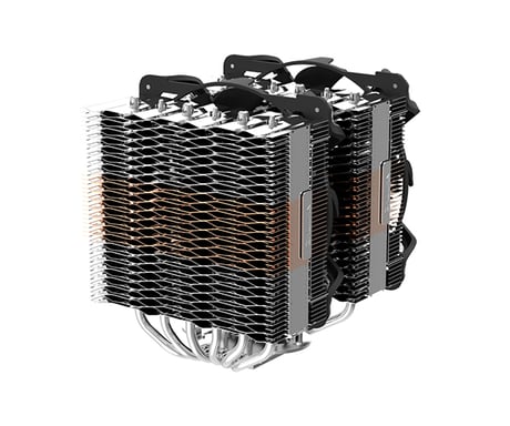 Zalman CNPS20X Sistema di raffreddamento per computer Raffreddatore per processore 14 cm in alluminio, nero