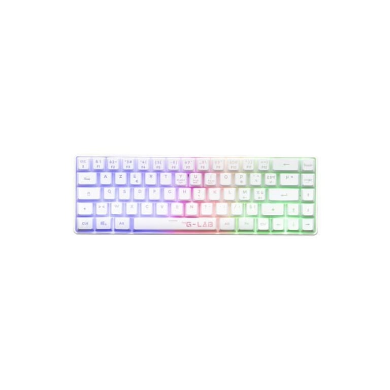 Clavier Gaming Sans Fil The G-Lab Keyz Hydrogen – Format Compact TKL, Rétroéclairage RGB - vue 6