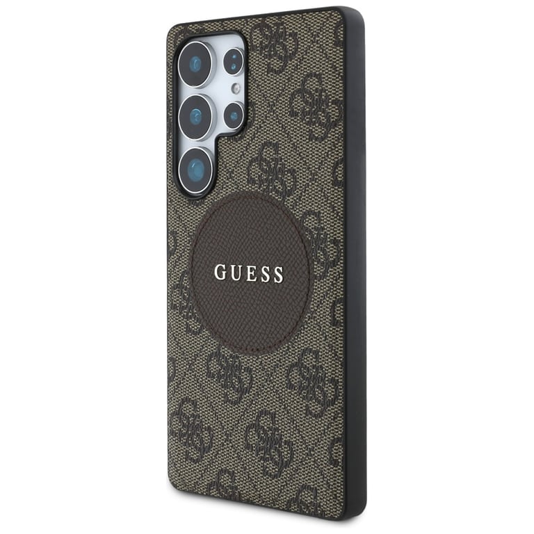 Étui Guess 4G Round Patch Classic Logo MagSafe pour Samsung Galaxy S25 Ultra Neuf - vue 4