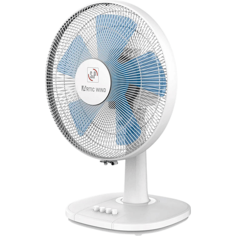 Ventilateur de table S&P ARTIC WIND 400 55W Blanc - Neuf