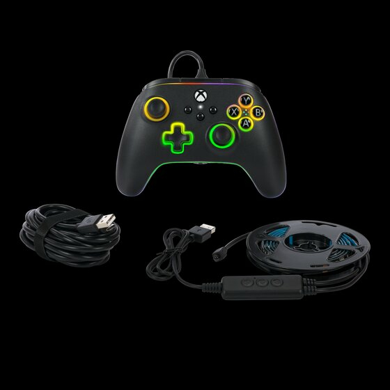 Manette filaire PowerA Lumectra pour Xbox Series X + LED REB - vue 3