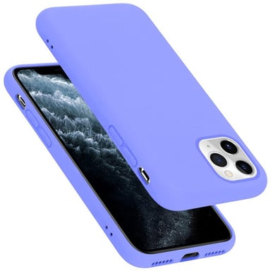 Coque pour Apple iPhone 11 PRO en LIQUID LIGHT PURPLE Housse de protection Étui en silicone TPU flexible