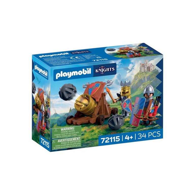 Playmobil Knights 72115 Canon des chevaliers du Lion - vue 3