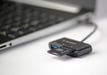 Gembird UHB-CR3-02 lector de tarjeta USB 3.2 Gen 1 (3.1 Gen 1) Type-C Negro