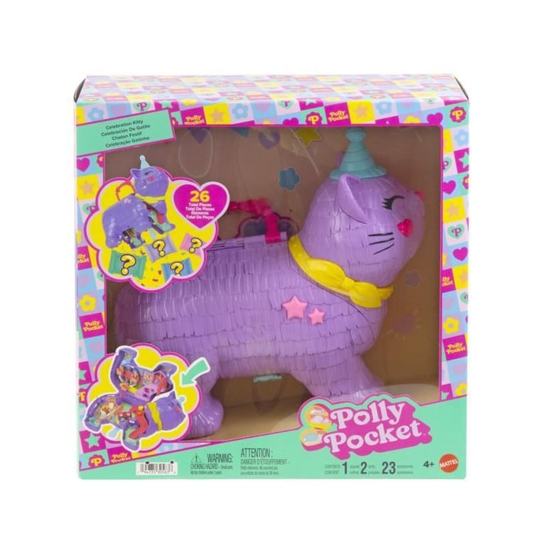 Polly Pocket Coffret Fête du chaton Avec mini figurines et accessoires Polly Pocket JFT90 - vue 3