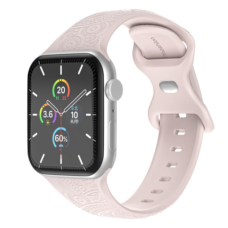 imoshion Bracelet en silicone gravé pour 'Apple Watch Series 1 10 / SE / Ultra 2 44454649 mm Neuf - vue 7