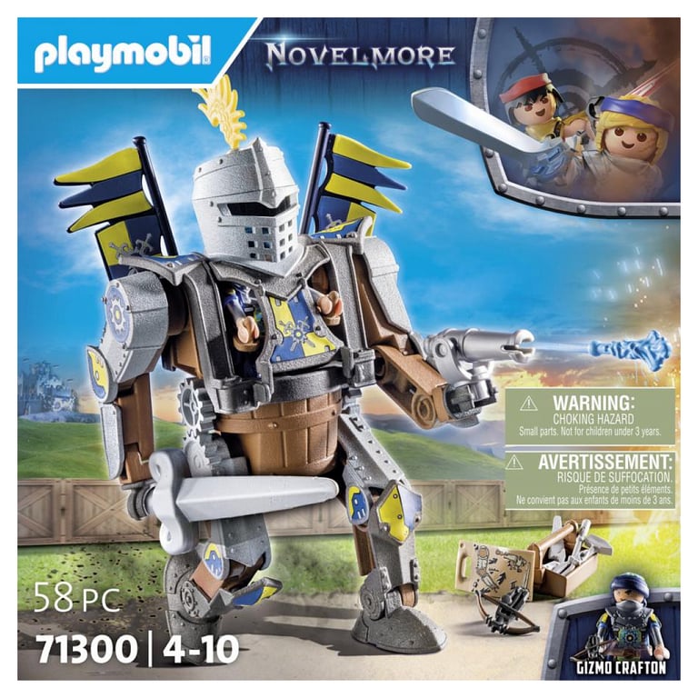 Géant de Combat Novelmore 71300 avec Figurine et Accessoires Mobiles - Neuf