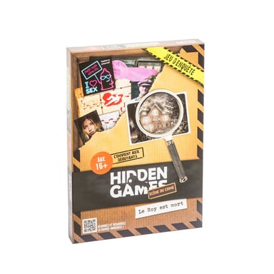 Jeu de société Hidden Games Le Roy est mort coopératif 1-6 joueurs 16+ Éd. FR marron