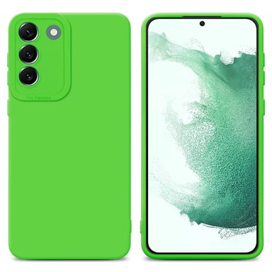 Coque pour Samsung Galaxy S22 PLUS en FLUID VERT Housse de protection Étui en silicone TPU flexible